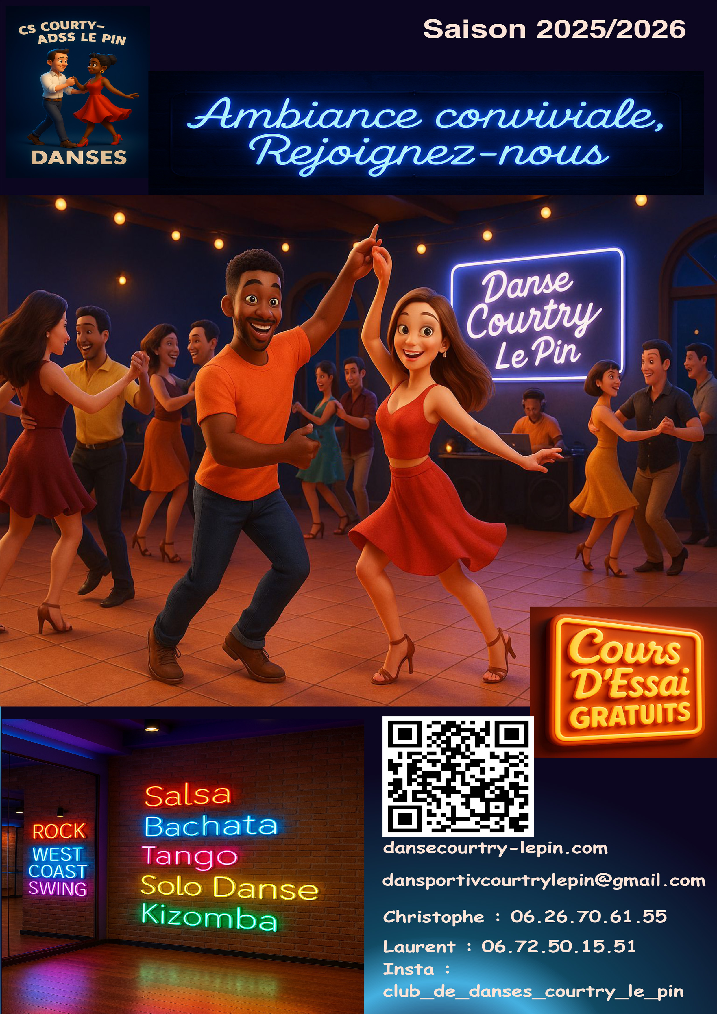 affiche danse 2023 2024